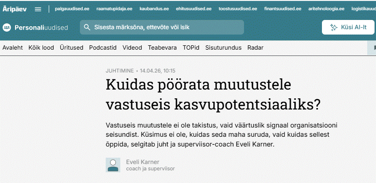 Muutustele vastuseis kui kasvupotensiaal